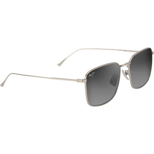 Maui Jim Kahako Silver Neutral Grey Polarised Angle