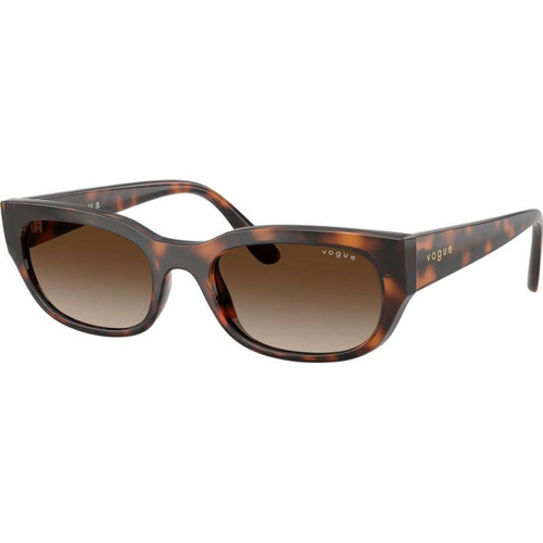 Vogue Eyewear VO5669S Dark Havana Brown Gradient Angle