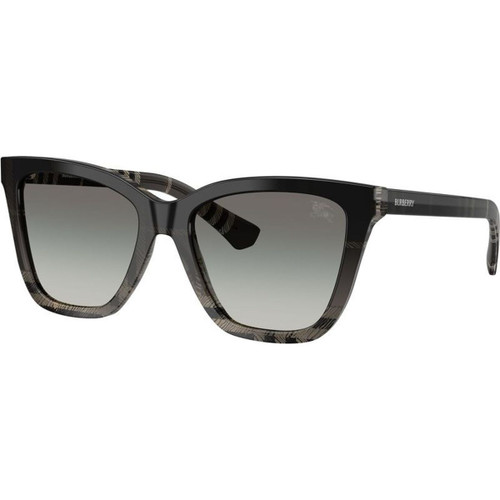 Burberry BE4470 Grey Check Grey Gradient Angle