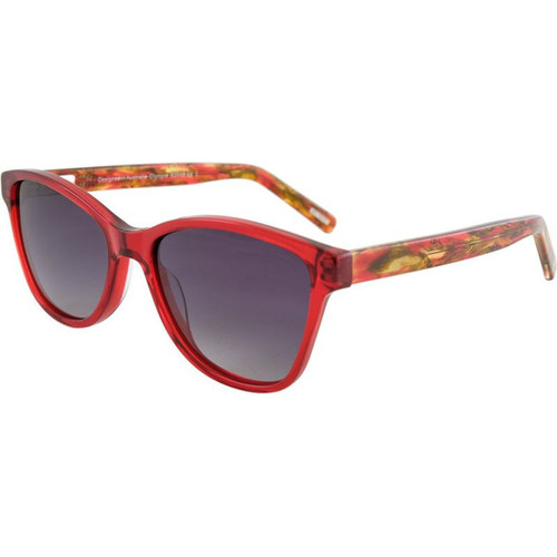 Bill Bass Olympia Red Grey Gradient Polarised Angle
