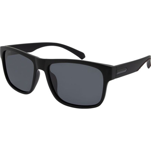 JS Eyewear 7459 Black Rubber Smoke Polarised Angle