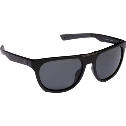 Ugly Fish Dusty Matte Black Smoke Polarised Angle