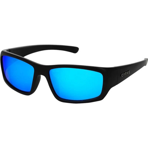 Carve Kids Moray Jr Matte Black Blue Mirror Angle