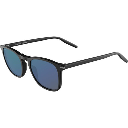 Serengeti Delio Matte Black 555nm Blue Photochromic Polarised Angle
