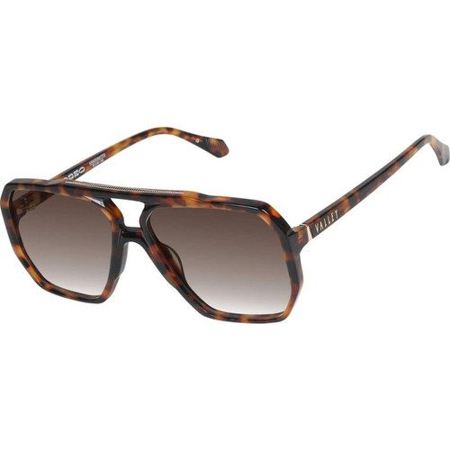 Valley Eyewear Rodeo Dark Tortoise Brown Gradient Angle