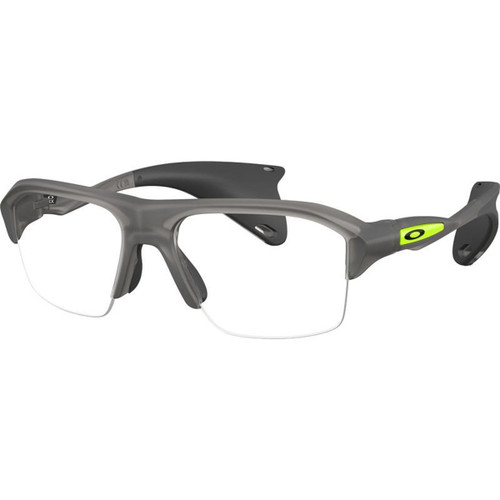 Oakley Glasses Stunt Glider OX8198 Satin Grey Clear Angle