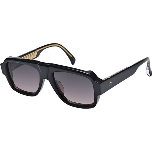 AM Eyewear Tulloh Black Blue Gradient Angle