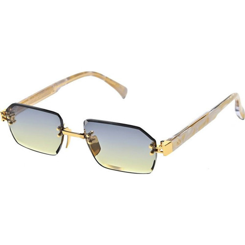 AM Eyewear Sangha Milos Malibu Blue Angle