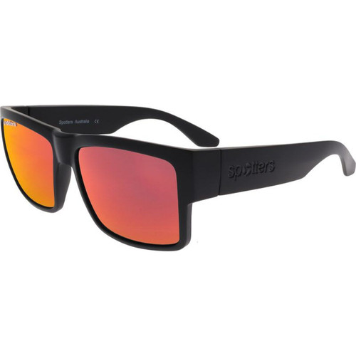 Spotters Striker Matte Black Ignite Polarised Angle