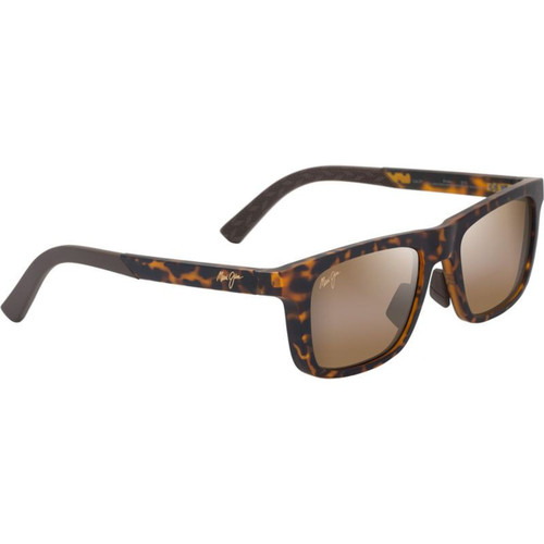Maui JIm Moaka Dark Havana HCL Bronze Polarised Glass Angle
