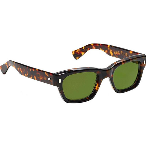 Moscot Zogan Tortoise Green Angle