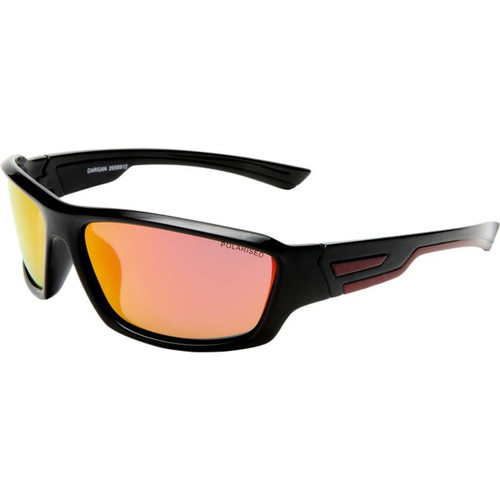Cancer Council Dargan Black Red Mirror Polarised Angle