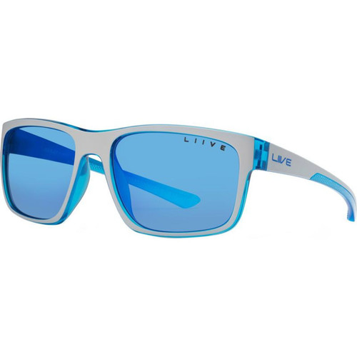 Liive Fairway X White Xtal Blue Blue Polarised Angle