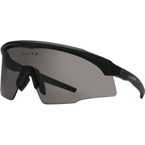 Liive Glide X Matte Black Smoke Polarised Angle