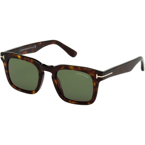 Tom Ford Dax FT0751 Dark Havana Green Angle