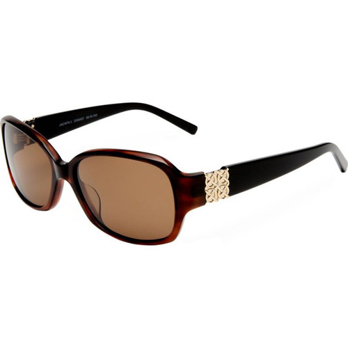 Oroton Jacinta II Chocolate Tort Brown Polarised Angle