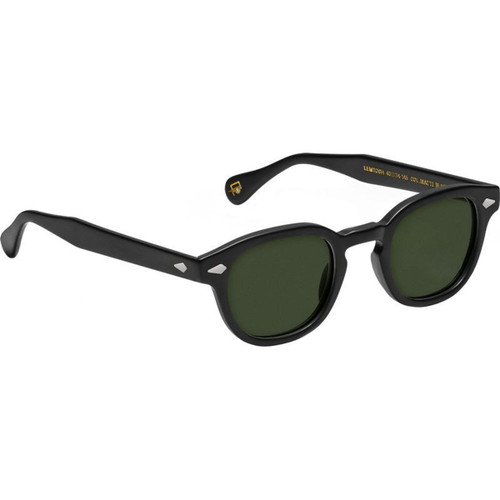 Moscot Lemtosh Matte Black G15 Glass Angle