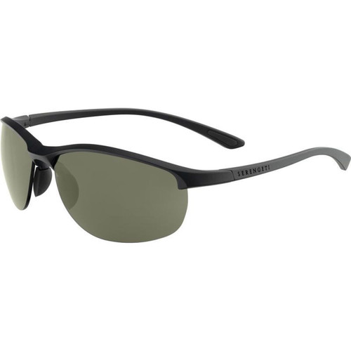 Serengeti James Matte Black 555nm Trivex Photochromic Polarised Angle