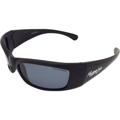 Mangrove Jacks Kids 063 Matte Black Smoke Polarised Angle