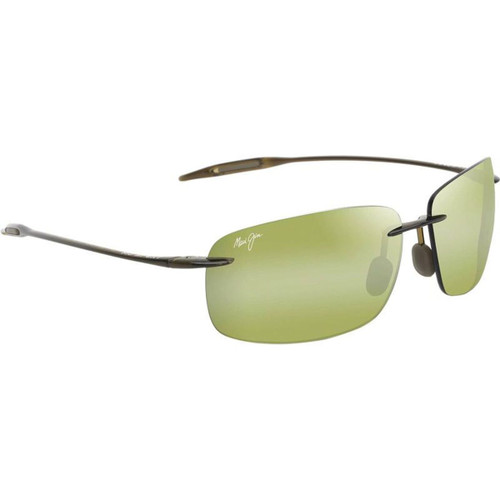 Maui Jim Breakwall Transparent Khaki Green Maui HT Polarised Angle