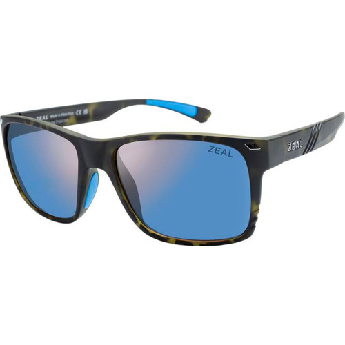 Zeal Optics Brewer Green Havana Horizon Blue Polarised Angle