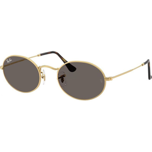 Ray-Ban Oval Flat Lens RB3547N Arista Dark Grey Angle