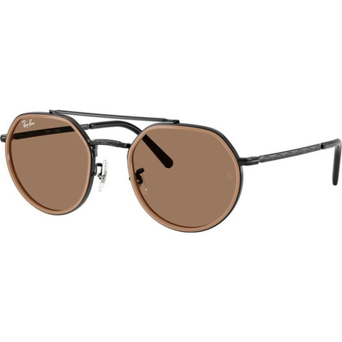 Ray-Ban RB3765 Black Brown Glass Angle