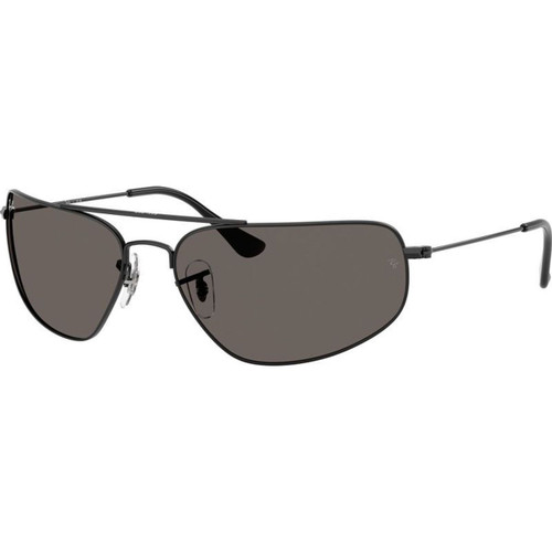 Ray-Ban RB3780 Black Dark Grey Glass Angle