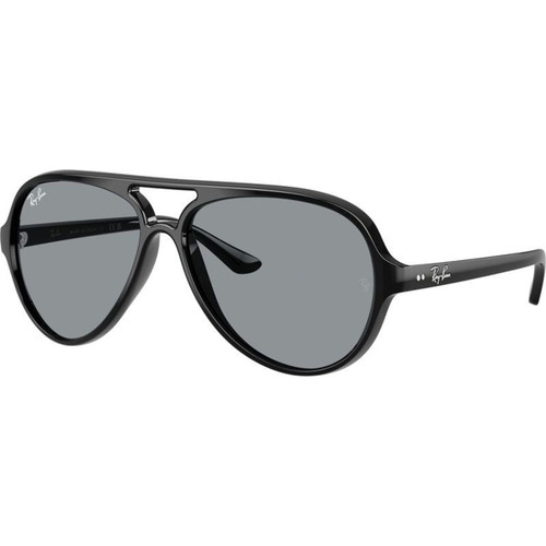 Ray-Ban Cats 5000 RB4125 Black Grey Glass Angle