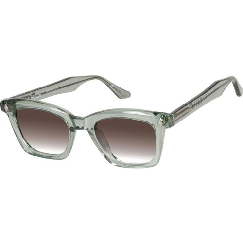 Valley Eyewear Hutch Transparent Sage Brown Gradient Angle