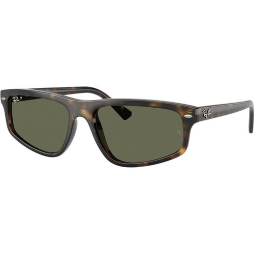 Ray-Ban RB2225 Havana Green Polarised Glass Angle