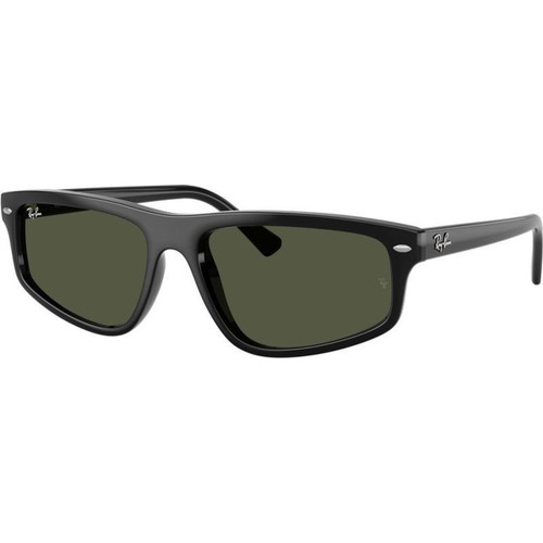 Ray-Ban RB2225 Black Green Glass Angle