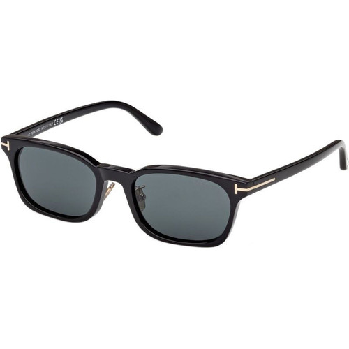 Tom Ford FT1350-D Shiny Black Blue Angle