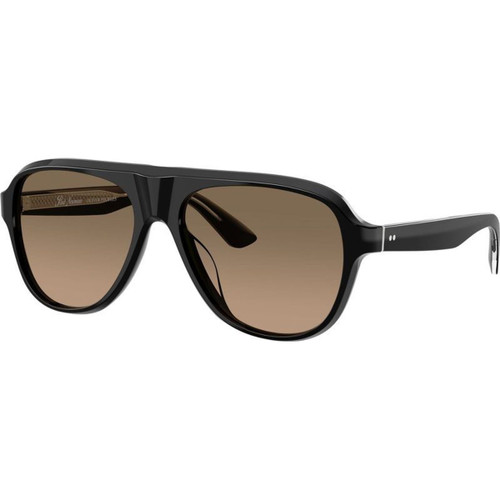 Oliver Peoples Paul Newman OV5581SU Black Sandstone Gradient Polarised Angle