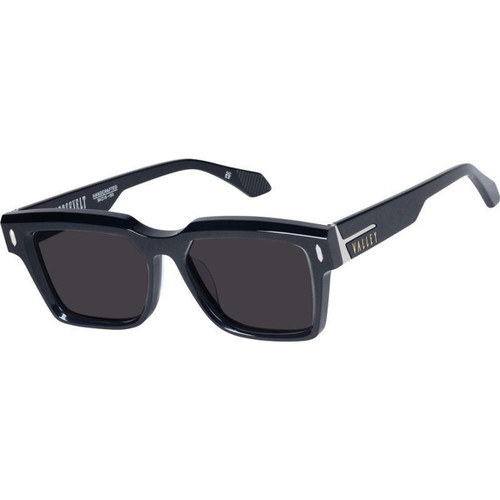 Valley Eyewear Roosevelt Gloss Black Black Polarised Angle