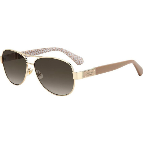 Kate Spade Dalia Gold Beige Brown Gradient Angle