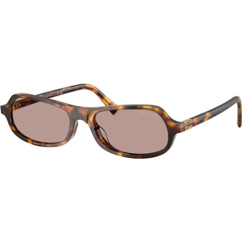 Miu Miu MUB10SU Honey Havana Light Purple Angle