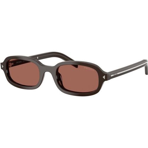 Prada PRD06S Cigar Brown Glass Angle