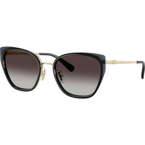 Coach HC7187 Light Gold and Smoke Grey Gradient Angle