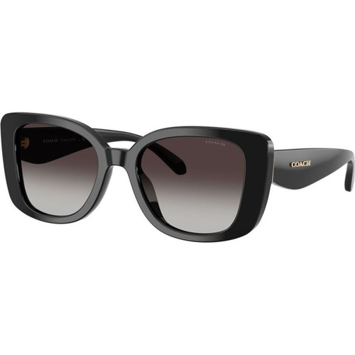 Coach HC8450U Black Grey Gradient Angle