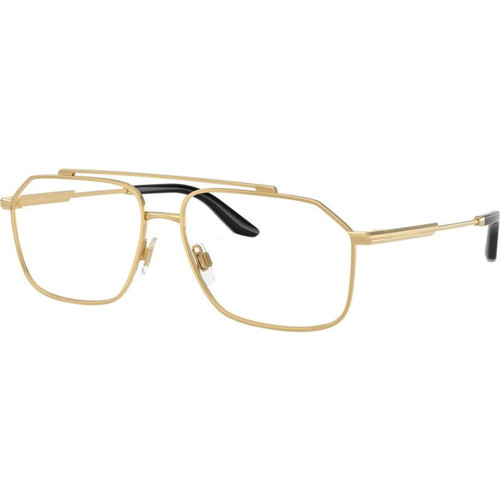 Dolce & Gabbana Glasses DG1364 Gold Clear Angle