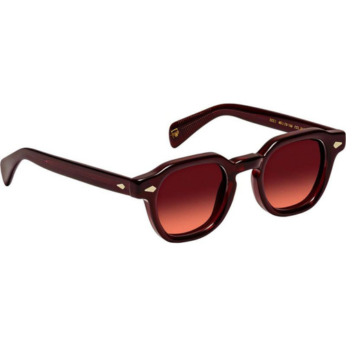 Moscot Dolt Burgundy Cabernet Gradient Angle