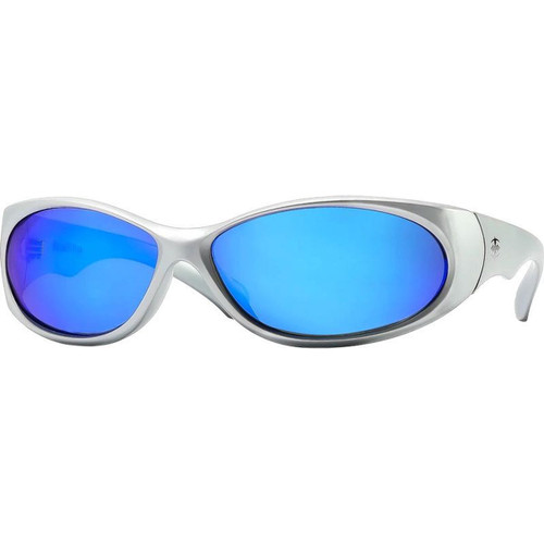 Ritual Vision Demon Speed Matte Chrome Blue Mirror Polarised Angle
