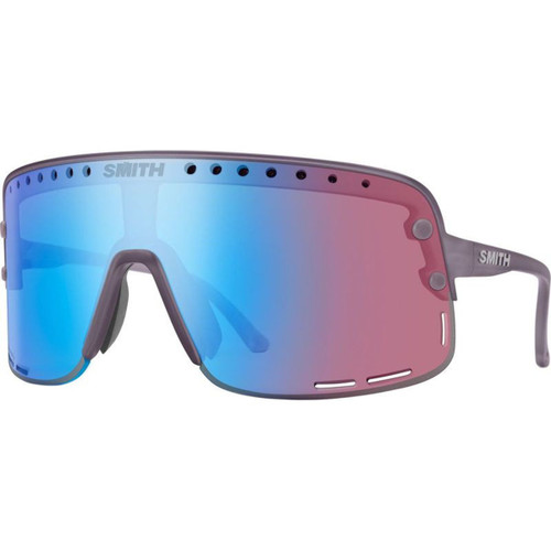Smith Ultralite Matte Meteorite Crystal Chromapop Low Light Rose Blue Angle