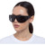 Cancer Council Matte Black Sunglasses Face Angle Image