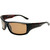 Cancer Council Burleigh Matte Black Tort Brown Polarised Angle