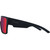 Carve Limitless Matte Black Red Mirror Temple
