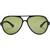 Childe Delete Gloss Black/Green Polarised Front