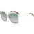 Chloe Poppy Butterfly Gold and Havana/Green Rose Gradient Lenses