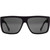 Electric Black Top Matte Black/CR39 Melanin Grey Front